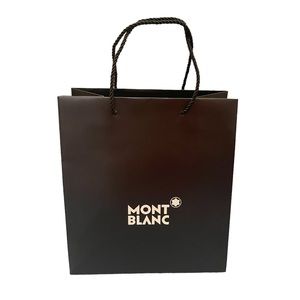 MONT BLANC medium shopping bags /thick cardboard bags original brand bags